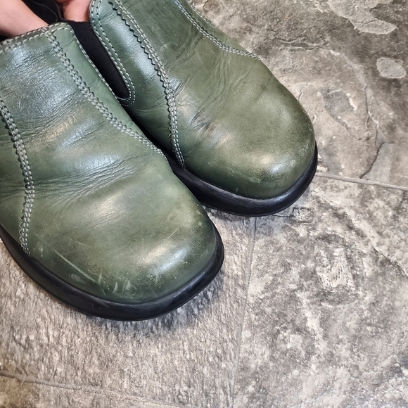 Vintage 90s y2k Dansko Acadamia Grunge Punk Lolita Platform Slip-on Loafers - Picture 6 of 9